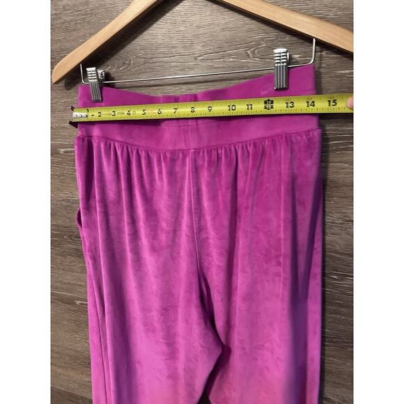Victoria’s Secret TRACKSUIT SET Velvet Jacket & Jogger Velour Hot Pink Medium - Picture 14 of 16